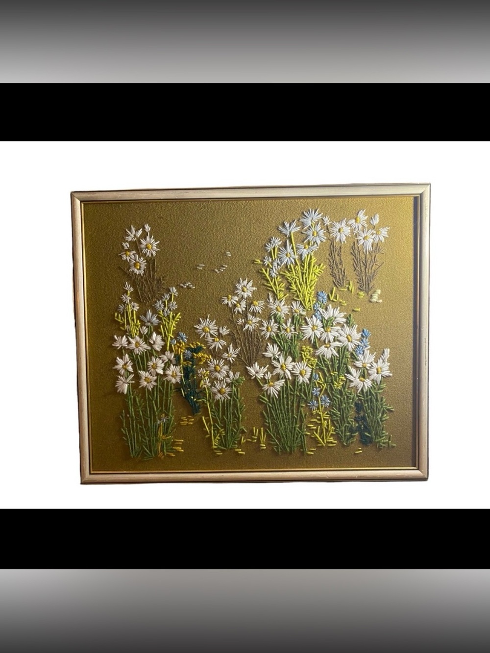 70’s Yarn Art Wildflowers